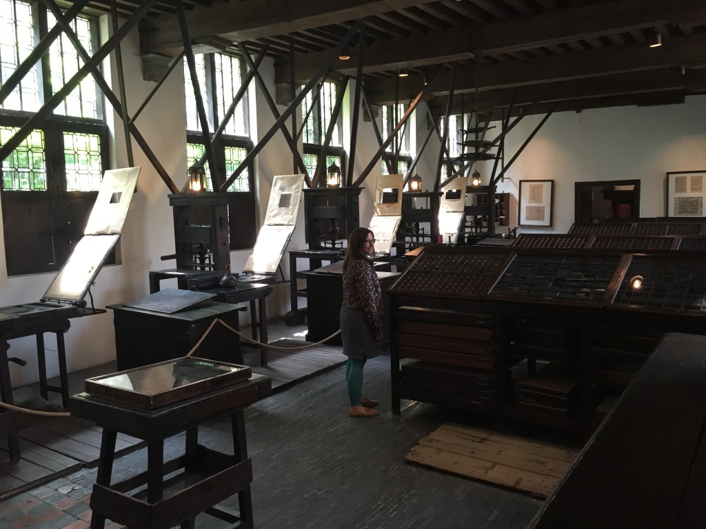The Printing Presses at Museum Plantin-Moretus, Antwerp, Belgium, June 2015
